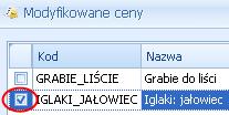 2.7 Aktualizacja cen sprzedaży W programie istnieje mechanizm aktualizacji cen sprzedaży po zmianie ceny zakupu (kosztu) usługi.