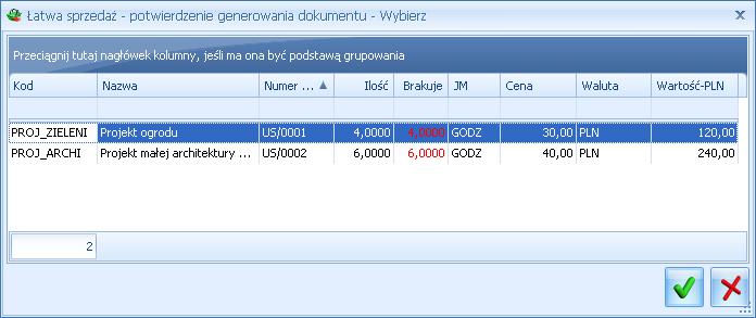 Podręcznik Użytkownika systemu Comarch OPT!MA Str. 75 Dodatkowo w oknie znajdują się przyciski: Zmień wyświetlany jest formularz pozycji (karta magazynowa).