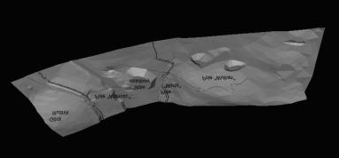 387 Rys. 4. Model morfologii terenu ponad kopalnią Wolność w Kowarach Górnych [11] Fig. 4. The model of land surface over Wolność mine in Kowary Górne [11] 3.