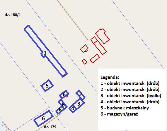 2.1.1. Opis procesu technologicznego. 2.1.1.1. Stan istniejący. Inwestor jest właścicielem działek o nr ewid. 180/1 i 179 w m. Linne. Na terenie działki o nr ewid.