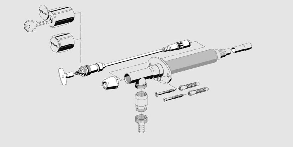 Części zamienne do armatury zewnętrznej mrozoodpornej SCHELL POLAR II Grupa 39 Stożek uszczelniający do POLAR II i POLAR