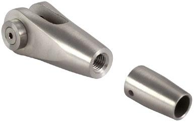 Quality product of CP-TH10 Przegub cięgna, lewy Tension rod head, left CP-TH10SSS materiał: stal