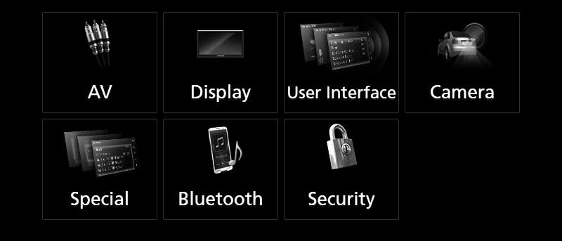 Sterowanie Bluetooth Programowanie urządzenia głośnomówiącego Można wykonywać różne ustawienia dotyczące funkcji urządzenia głośnomówiącego. 1 Naciśnij przycisk [MENU].