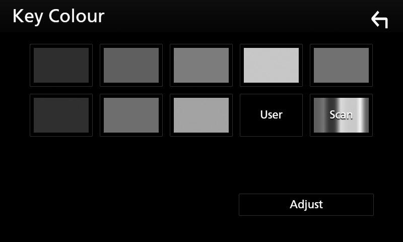 Konfiguracja ÑÑPersonalizacja koloru klawiszy Można skonfigurować kolor podświetlenia przycisków.