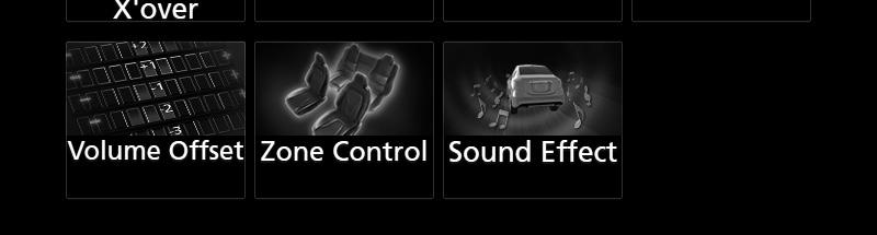 niezwykle głośny. Sterowanie strefą Dla głośników położonych z przodu i z tyłu pojazdu wybrać można różne źródła. 1 Naciśnij przycisk [MENU]. hhzostanie wyświetlone menu podręczne. 2 Dotknąć [Audio].