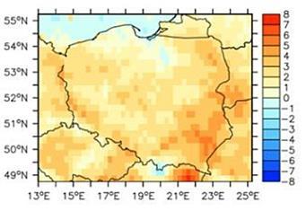 opady, wielokrotnie połączone z gradem, które często prowadzą do lokalnych podtopień i powodzi (w 2010 roku spowodowały straty o wartości 0,9% PKB)