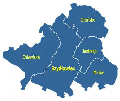 OGÓLNA CHARAKTERYSTYKA GMINY MIRÓW Gmina Mirów leży w województwie mazowieckim w powiecie szydłowieckim, w odległości około 25 km od Radomia, 17 km od Szydłowca i około 25 km od Skarżysko Kamiennej.