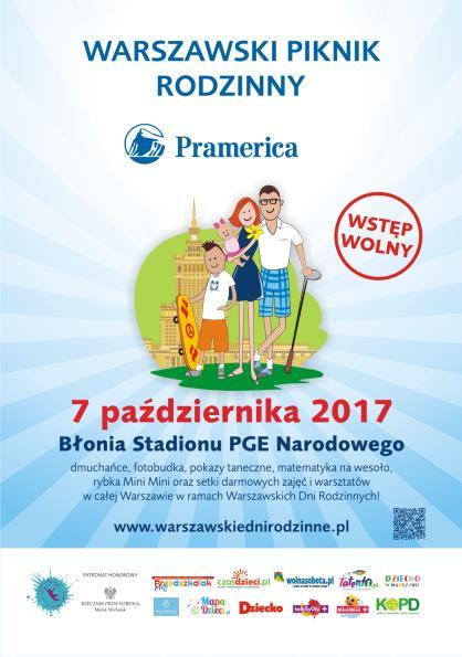 5. Kolportaż ulotek Fundacja Zwalcz Nudę w dniach 3,4,5 września oraz 1,2,3 października rozdysponowała ponad 20 000 ulotek promujących Warszawski Piknik Rodzinny Pramerica. mi.