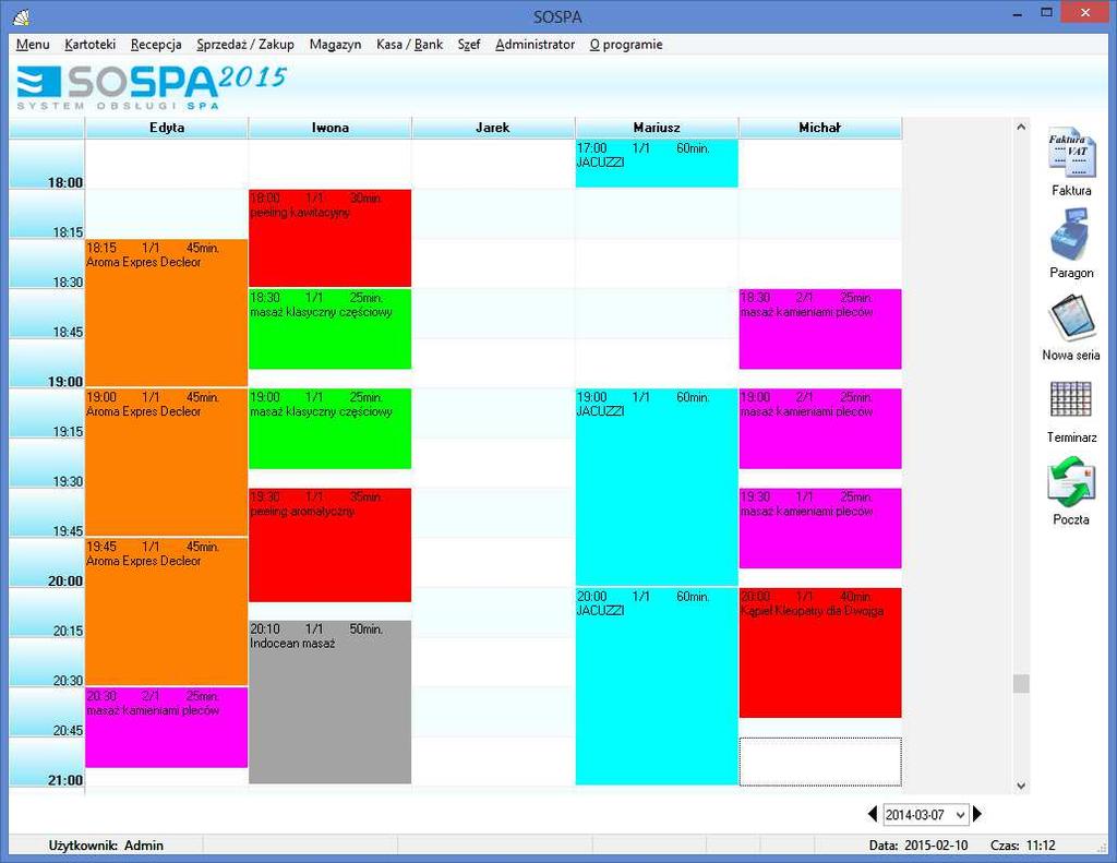 SOSPA System Obsługi SPA Rys.