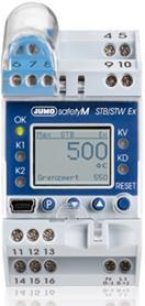 JUMO safetym STB/STW Ex JUMO-zabezpieczeniowy ogranicznik temperatury/sygnalizator z dopuszczeniem ATEX Nowe zabezpieczeniowe ograniczniki temperatury / sygnalizatory z dopuszczeniem ATEX (safetym