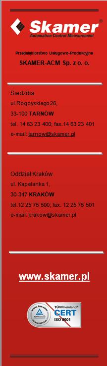 Twój partner we wdrażaniu i stosowaniu automatyki O znaczeniu pomiarów i automatyki w gospodarce dzisiaj nikogo nie potrzeba przekonywać.