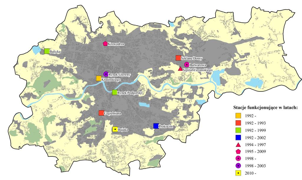 Historyczna sieć pomiarów