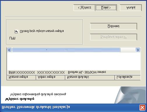 Sieć przewodowa Windows i Wybierz opcję Wyszukaj urządzenia sieciowe, a następnie wybierz właściwe z listy znalezionych urządzeń (Zalecane).