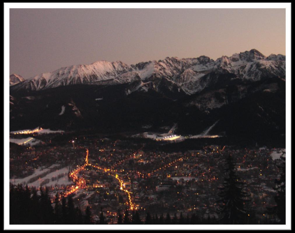 Program LIFE Gmina Miasto Zakopane: Zakopane położone jest w południowej