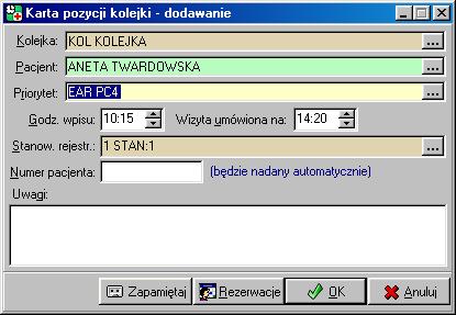 Gdy aplikacja wykryje obecność zalogowanego operatora, automatycznie przełączy się w tryb aktywny.