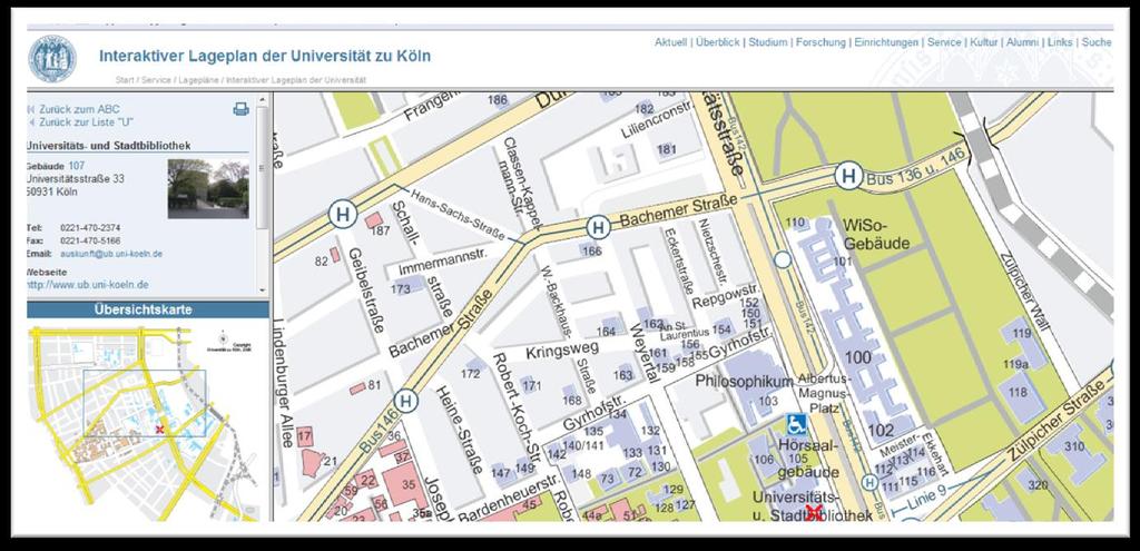 Przewodniki Wykorzystanie wirtualnych przewodników po Uniwersytecie: 1.