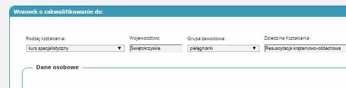 Po kliknięciu przycisku Złóż wniosek zostanie otwarte okno z naszym wnioskiem z możliwością koniecznością uzupełnienia wymaganych danych: Potrzebne są tu dane dotyczące naszego Prawa Wykonywania