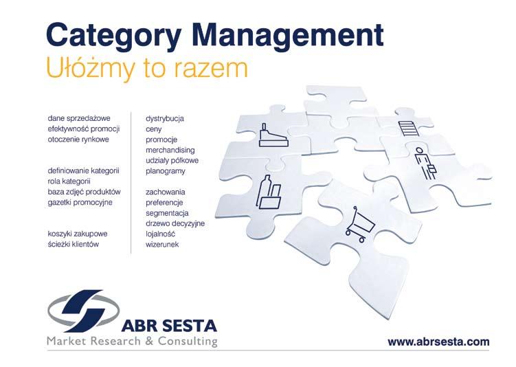 badań i zarządzania kategorią Rok założenia 1996 Kapitał polski Najważniejsi klienci agencji w 2011 roku sektor FMCG handel hurtowy i detaliczny elektro/agd/rtv/it nowe technologie i e-usługi służby