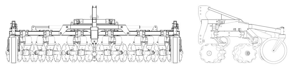 Dane techniczne i wymiary 3-m 4-m hydr. 4,5-m hydr. 6-m hydr. składana składana składana Szerokość robocza 3 m 4 m 4,5 m 6 m Szerokość 3,0 m 3,0 m 3,0 m 3,0 m transportowa Waga 1.210 kg 1.510 kg 1.