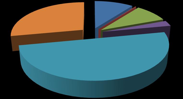 Struktura użytkowania gruntów w gminie Police 10,3% 0,2% 28,0% 8,8% 2,7% Grunty orne Sady Łąki Pastwiska Lasy Pozostałe Rysunek 7. Struktura użytkowania gruntów w 2013 roku na terenie gminy Police 98.