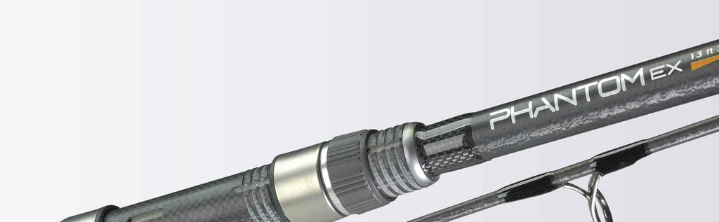 węglowo-nylonowy klips do żyłki ergonomiczny modelowany dolny uchwyt Kod 00070 Phantom EX 12 ft 2,75 lb Kod 00071
