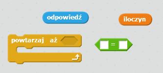 Prosimy, aby odsunęli na razie klocek na bok, bo musimy ustalić co znajdzie się w środku niego. Zadajemy pytania Mamy już pytanie, teraz będziemy udzielać odpowiedzi. Jakie mogą być nasze odpowiedzi?