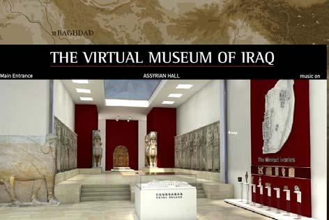 Ryc. 1. Przykład muzeum wirtualnego: The Virtual Museum of Iraq, dostępne na stronie internetowej: http://www.virtualmuseumiraq.cnr.it/ prehome.htm Fig. 1. Example of a virtual museum: The Virtual Museum of Iraq, available on the Internet website: http://www.