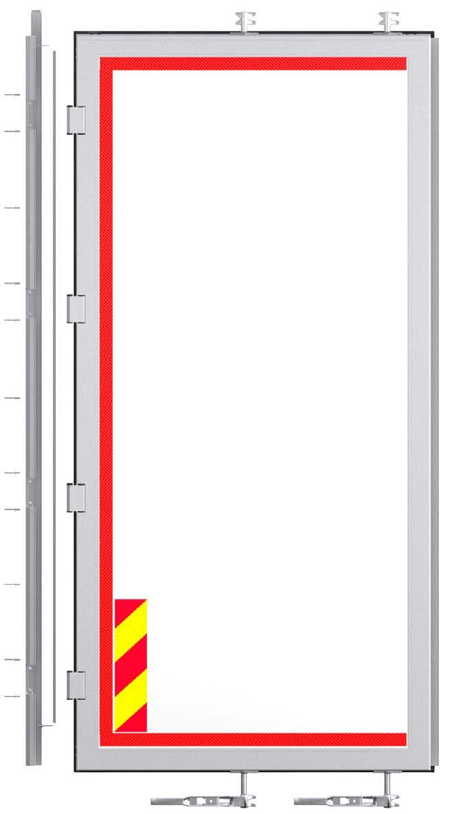 ACHTOVÉ KONSTRUKCE KONSTRUKCJE ANDEKOWE 01/04/5 MONTÁŽ Al závěsů a reflexního značení / MONTÁŽ AL ZÁVESOV A REFLEXNÉHO ZNAČENIA / MONTAŻ AL ZAWIASÓW I ELEMENTÓW ODBLAOWYCH Lepení reflexních prvků