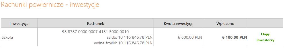 6.7. Blokada środków Menu Rachunki Blokady środków wyświetla Listę blokad, gdzie klient ma możliwość przeglądania i wydruku listy zablokowanych środków na wybranym rachunku, w formacie: Data operacji