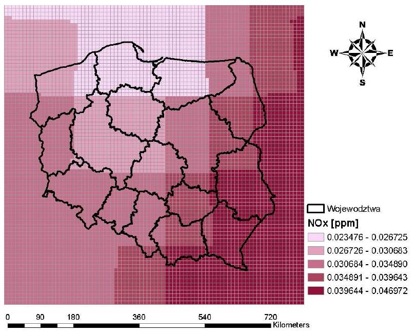 Poniżej zaprezentowano graficznie wykorzystane do modelowania warunki początkowe i brzegowe. Rys.1.