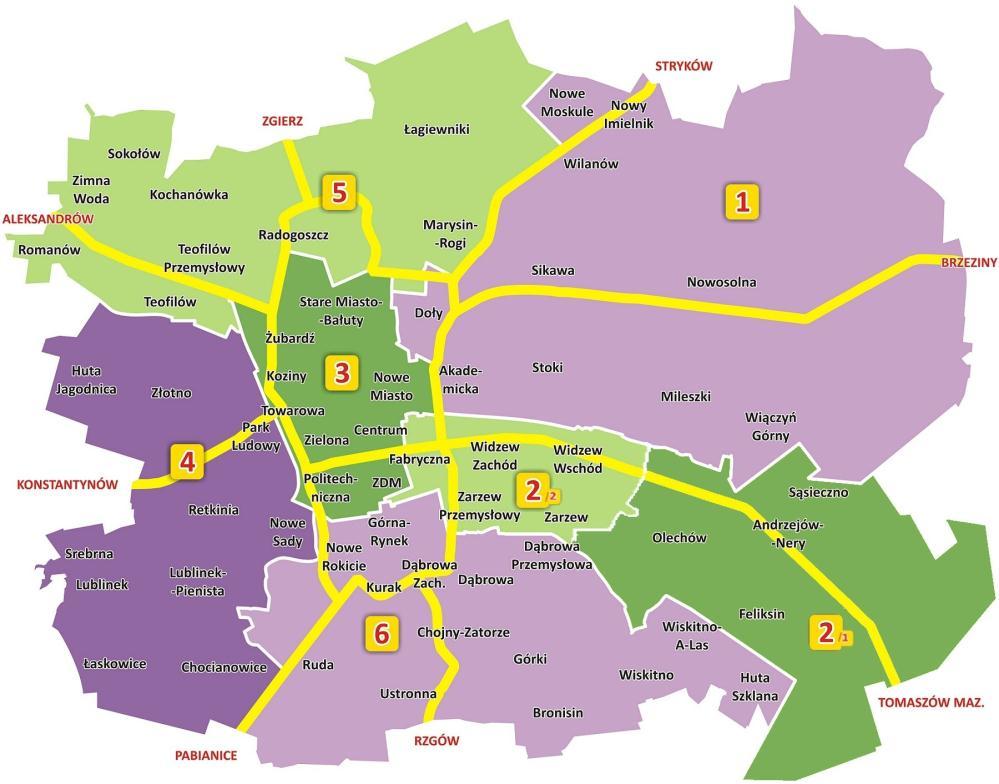 zdrowotnej w Łodzi oraz gminach Andrespol i Nowosolna (źródło: www.nfz-lodz.