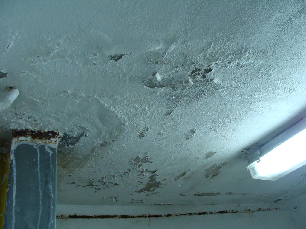 Strona 8 6.1 Strop nad kondygnacją 0 Pokrycie dachowe z papy termozgrzewalnej bez wyraźnych uszkodzeń nie stwierdzono przecieków do wnętrza budynku.