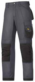 Spodnie Rip-Stop Komfortowe spodnie z super-lekkiej, ale trwałej tkaniny rip-stop. Wyjątkowy krój, wzmocnienia z materiału Cordura na kolanach i wiele praktycznych kieszeni.