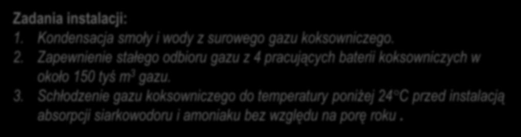 000 m 3 /h gazu i mocy zainstalowanej 2,5 MW każda.