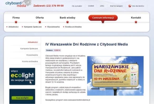 DZIAŁANIA PROMOCYJNE