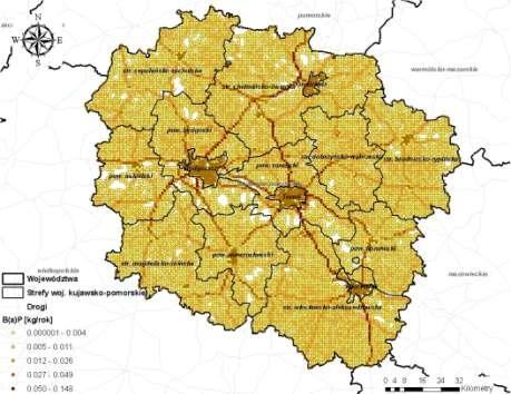 Rysunek 10 Lokalizacja instalacji, których eksploatacja powoduje wprowadzenie do