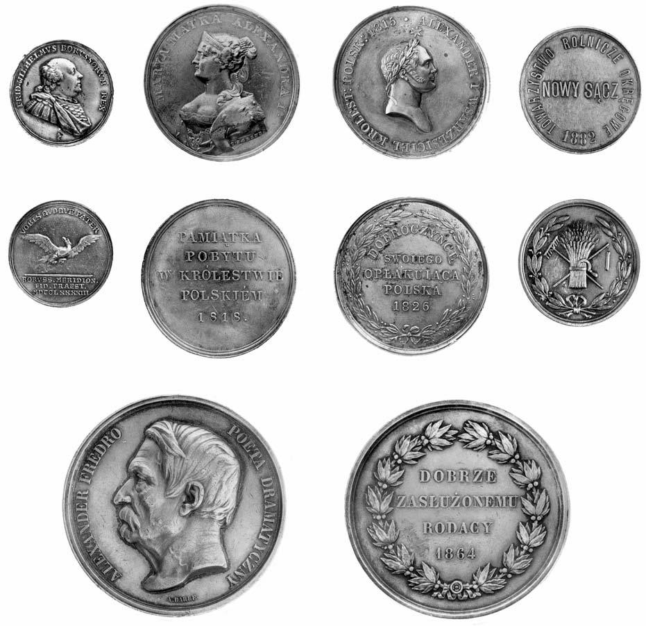 847 848 849 852 850 *847. Fryderyk Wilhelm II 1786-1797, medal autorstwa Abramsona wybity z okazji przysi gi wiernoêci tzw. Prus Po udniowych 1793 r.