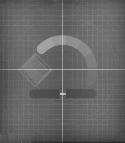 Parametry toru wizyjnego 91 Kontrast: liczba rozróżnialnych stopni klina schodkowego nie powinna być mniejsza niż podczas poprzedniej kontroli tego parametru.