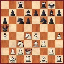 9.Obrona sycylijska [B34] WIM Wiese-Jóźwiak (Polska) 2225 Paasikangas (Finlandia) 1900 1.e4 c5 2.Sf3 Sc6 3.d4 cd4 4.Sd4 d6 5.Sc3 g6 6.Ge3 Gg7 7.Hd2 Gd7?! 8.f3 Ha5 9.0-0-0 Wc8 10.Kb1 Sf6 11.a4 0-0?! 12.