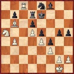 17.Obrona królewsko indyjska [E90] WGM Nutu (Rumunia) 2180 Foulon (Belgia) 1900 1.Sf3 Sf6 2.c4 g6 3.Sc3 Gg7 4.e4 d6 5.d4 0 0 6.Ge3 Sbd7 7.Sd2 e5 8.d5 Sc5 9.Ge2 a5 10.0 0 Se8 11.f3 f5 12.a3 f4 13.