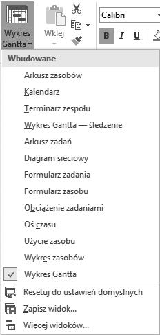 Rozdział 2: Wycieczka z przewodnikiem po programie Project 21 Kliknięcie części z obrazkiem polecenia powoduje jego wykonanie z bieżącymi ustawieniami Kliknięcie etykiety