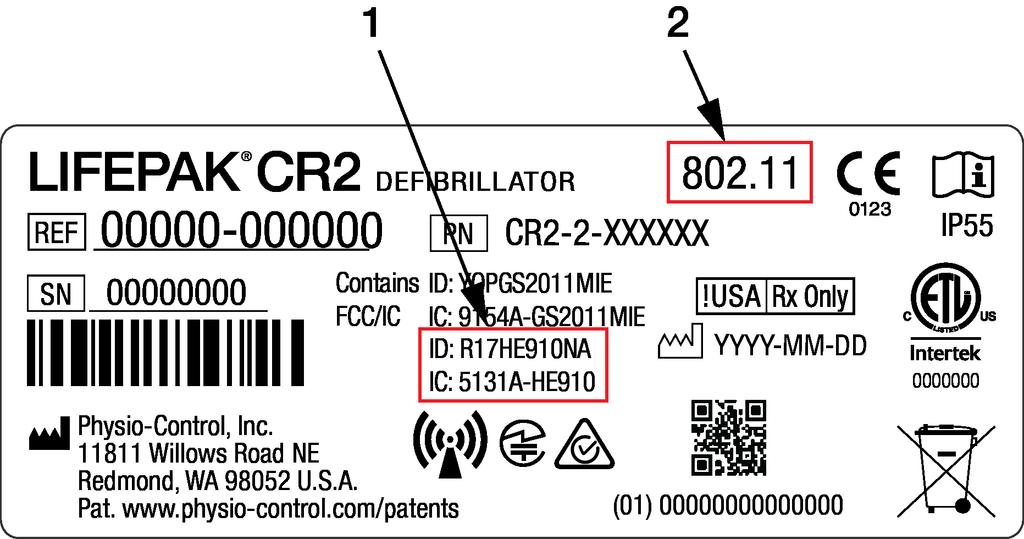 Rozdział 1 Wprowadzenie Defibrylator LIFEPAK CR2 Defibrylator LIFEPAK CR2 jest przeznaczony do stosowania w pomieszczeniach i na zewnątrz w warunkach stacjonarnych.