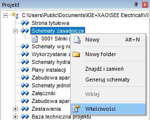 5.> Data utworzenia rysunku. 6.> OK. SEE Electrical automatycznie wstawia bieżącą datę. Możesz zmienić datę. Możesz wprowadzić dane do innych pól. Zamknij okno.