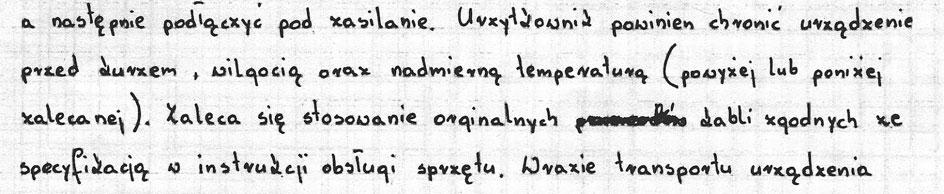 diagnostykę i usunąć usterki z podziałem na grupy dotyczące nieprawidłowego działania poszczególnych urządzeń.