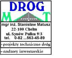 PROJEKT TECHNICZNO - BUDOWLANY INWESTOR: Urząd Gminy Rejowiec Fabryczny ul. Lubelska 16 22-170 Rejowiec Fabryczny OBIEKT: Budowa drogi rolniczej Kolonia Wólka Kańska - Kanie odc.