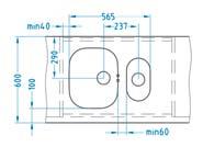 50 (60) (60) Variant 40-2x Variant 90-2x 670 670 45 45 243 243 60 90 60 90 670 670 318 318 60 90 60 90 670 263 60 90 740 290 60 75 760 256 100 100 Stal szlachetna komory do podbudowy 60 190 60 190