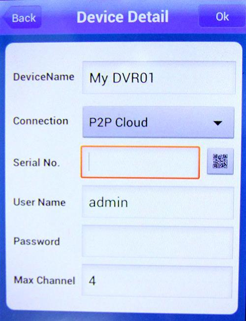 DeviceName: dowolna nazwa podawana przez użytkownika np. My DVR01 2. Serial No.