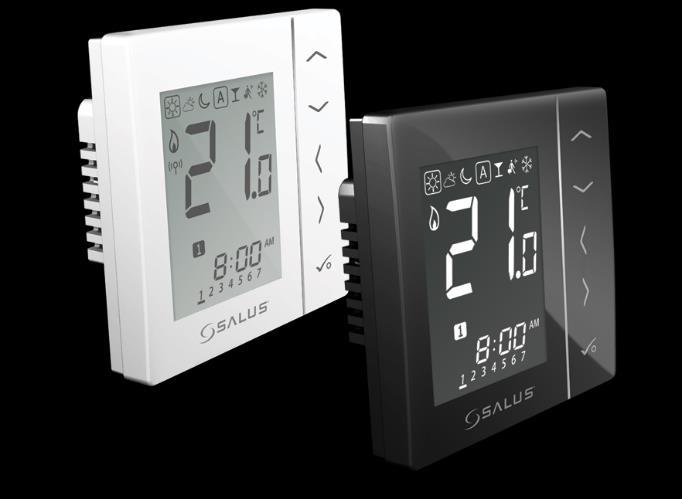 Komponenty systemu it600 VS RF - Regulatory temperatury Komunikacja bezprzewodowa Czytelny wyświetlacz Panel dotykowy