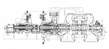 Turbozespoły bloków 200 MW i 360 MW Tablica 2 Podstawowe parametry pracy Moc bloku Typ turbozespołu Schemat turbozespołu temperatura i ciśnienie pary dolotowej do części WP temperatura i ciśnienie