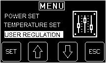 BURN POT CLEANING Menu pozwala na automatyczne